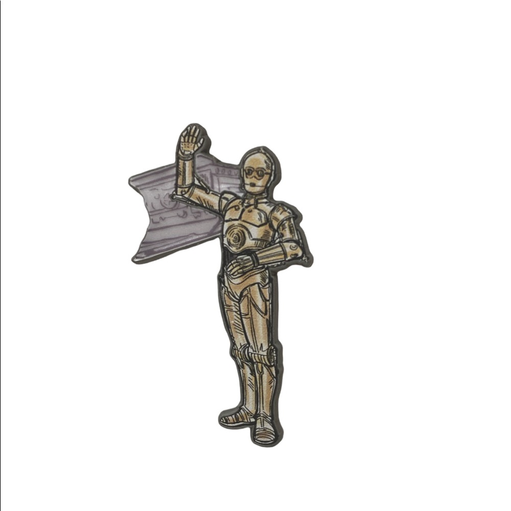 Star Wars C3PO Disneyland blind bag puzzle enamel pin